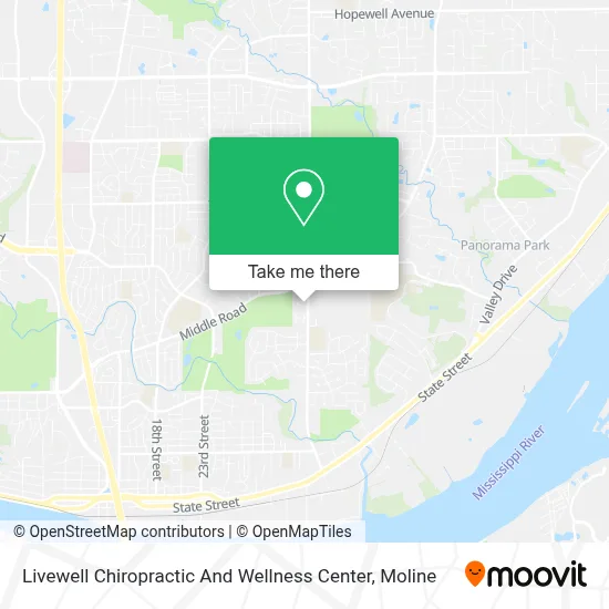 Livewell Chiropractic And Wellness Center map