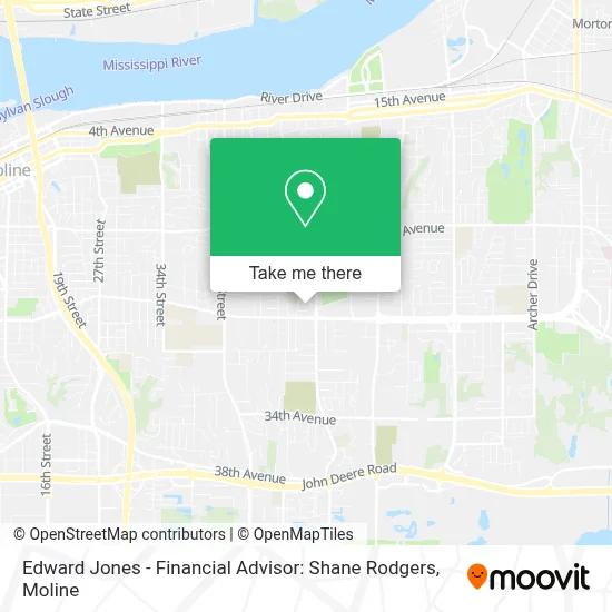 Edward Jones - Financial Advisor: Shane Rodgers map