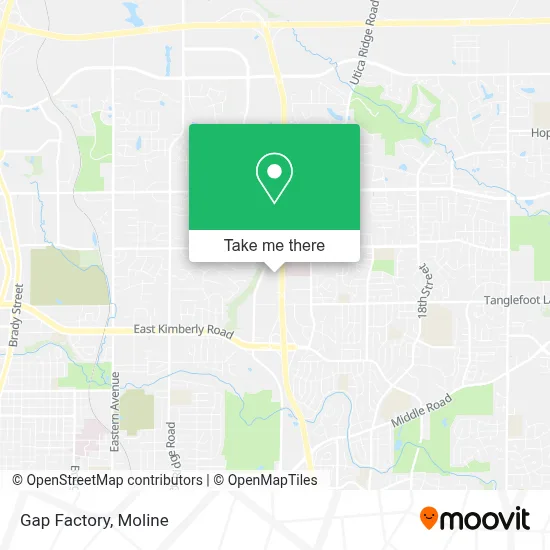 Gap Factory map