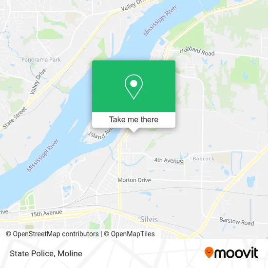 State Police map