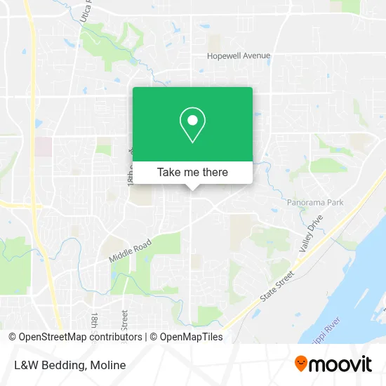 L&W Bedding map