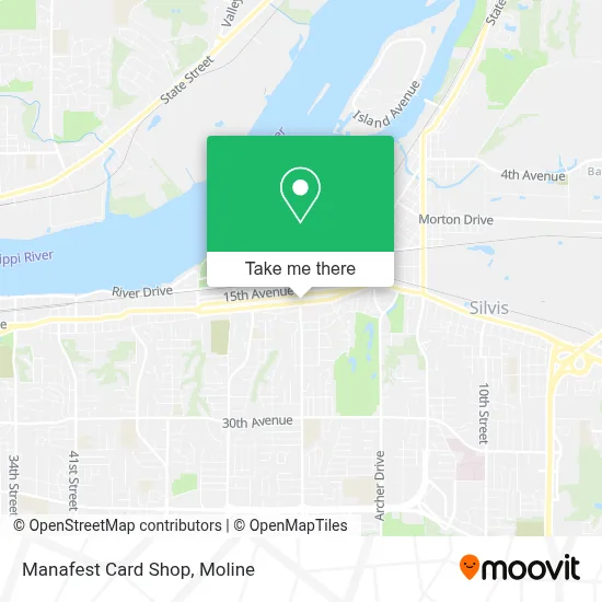 Manafest Card Shop map