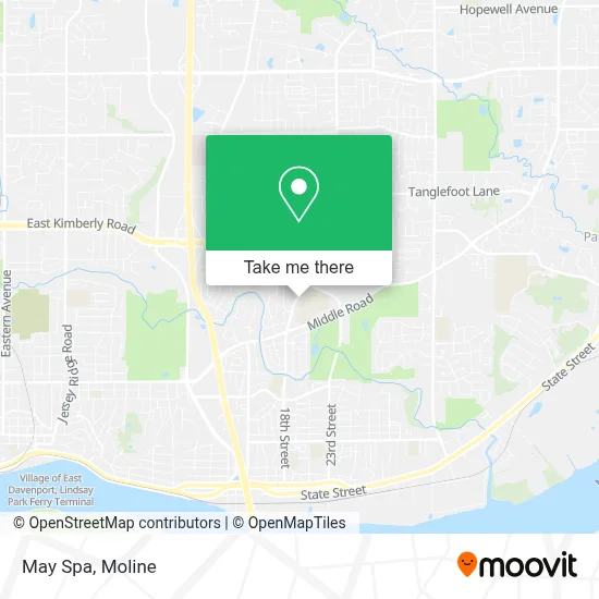 May Spa map