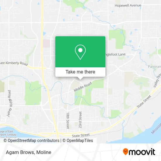 Agam Brows map