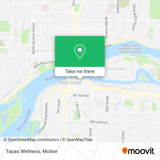 Tapas Wellness map
