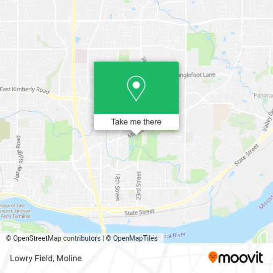 Lowry Field map