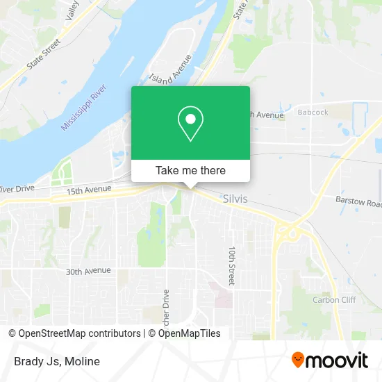 Brady Js map