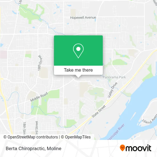 Berta Chiropractic map
