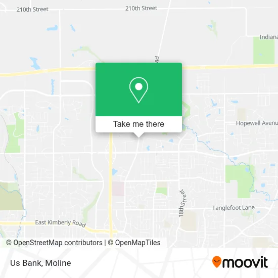 Us Bank map