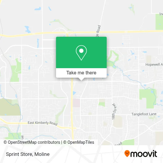 Sprint Store map
