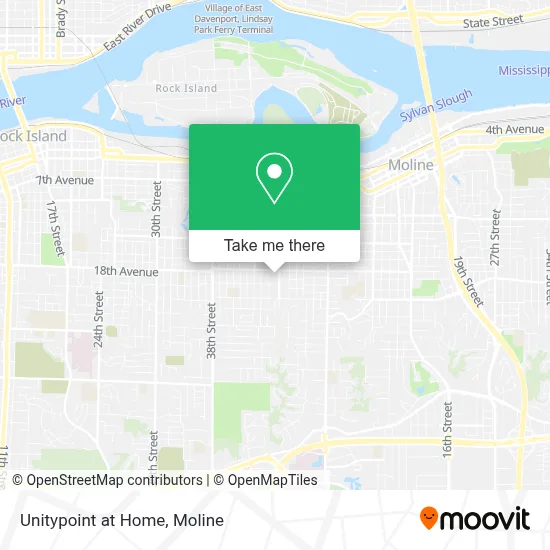 Unitypoint at Home map