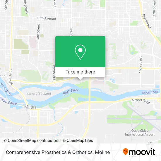 Comprehensive Prosthetics & Orthotics map