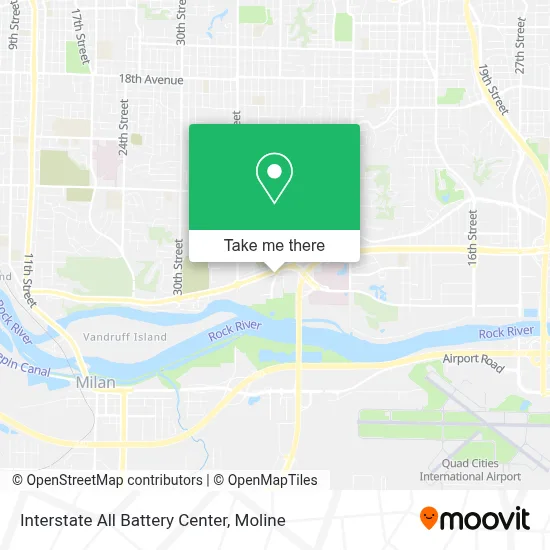 Interstate All Battery Center map