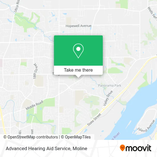 Advanced Hearing Aid Service map