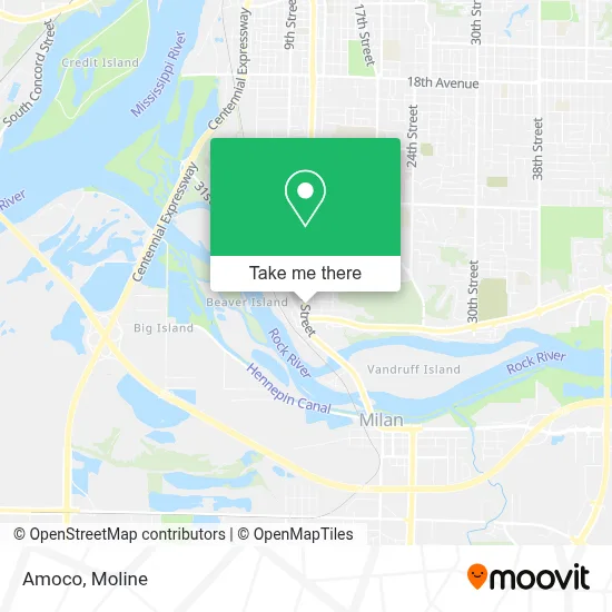 Amoco map