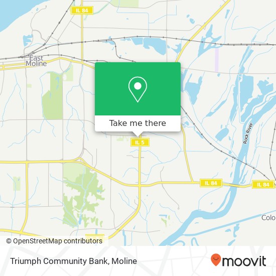 Triumph Community Bank map