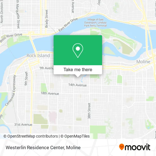 Westerlin Residence Center map