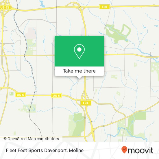 Fleet Feet Sports Davenport, 4257 Elmore Ave Davenport, IA 52807 map