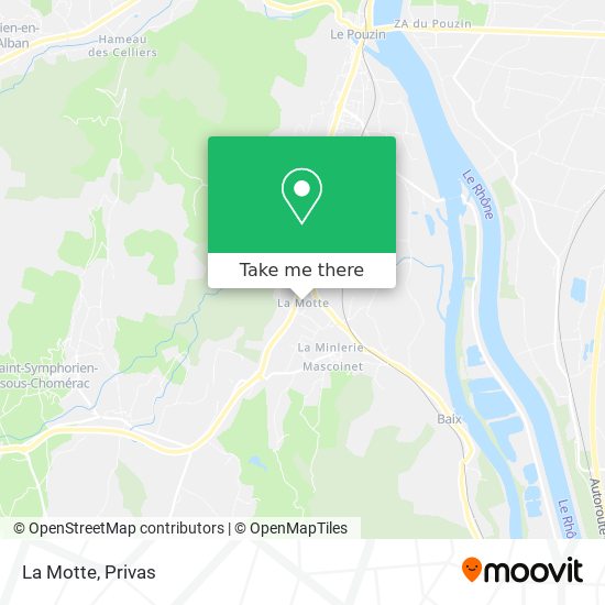 Mapa La Motte