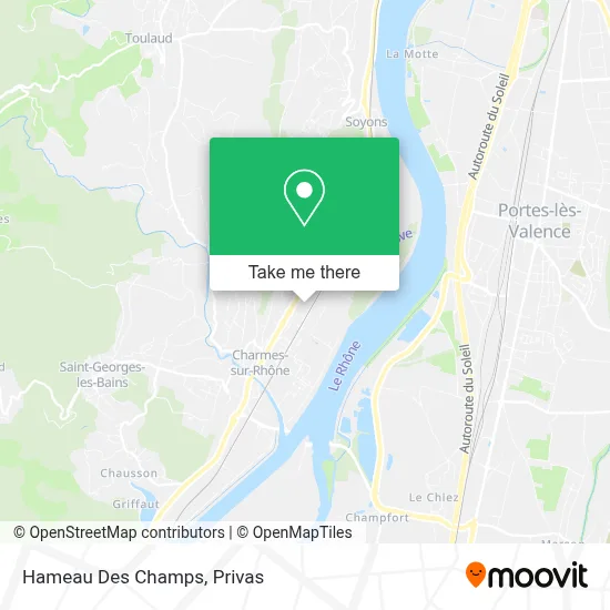 Hameau Des Champs map