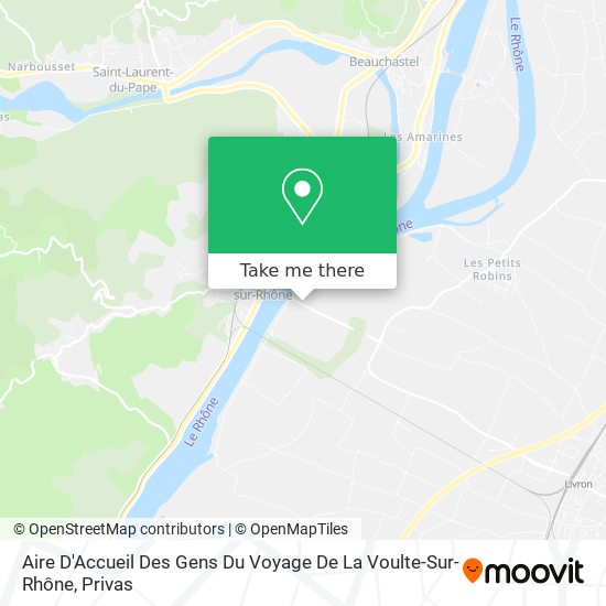 Aire D'Accueil Des Gens Du Voyage De La Voulte-Sur-Rhône map