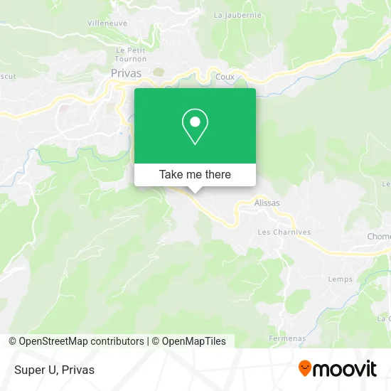 Super U map