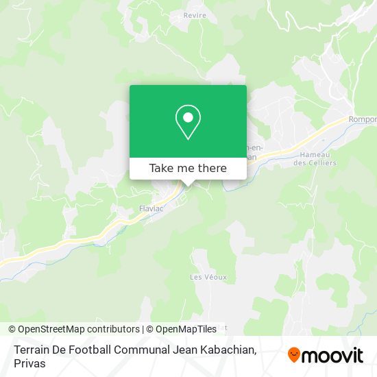 Mapa Terrain De Football Communal Jean Kabachian