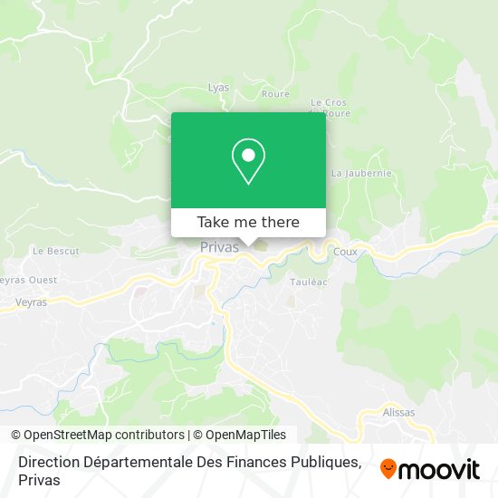 Mapa Direction Départementale Des Finances Publiques