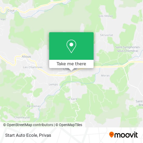 Start Auto Ecole map