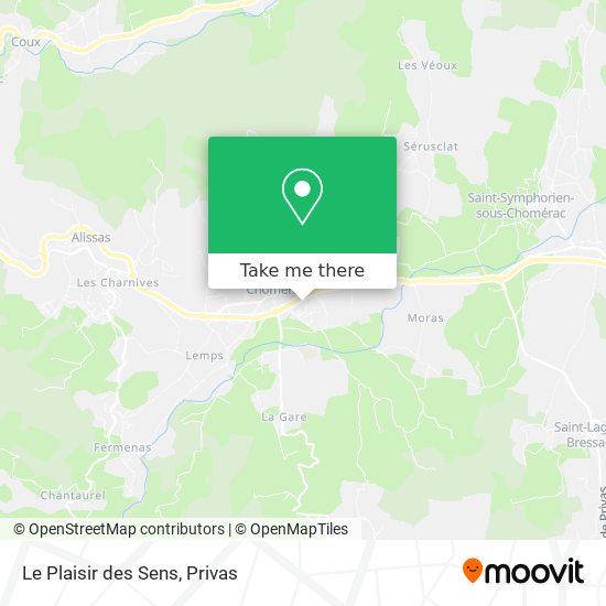 Le Plaisir des Sens map