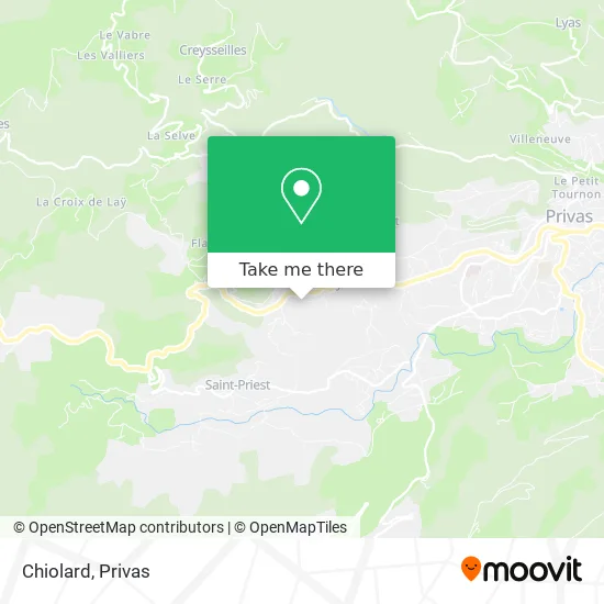 Chiolard map