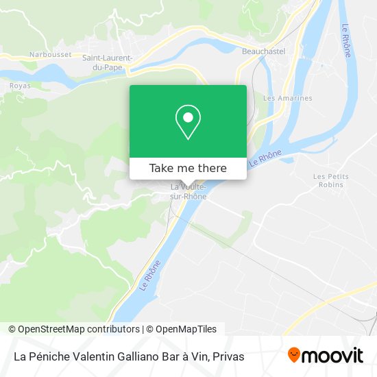 La Péniche Valentin Galliano Bar à Vin map