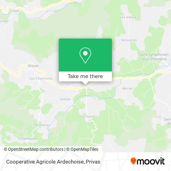 Cooperative Agricole Ardechoise map