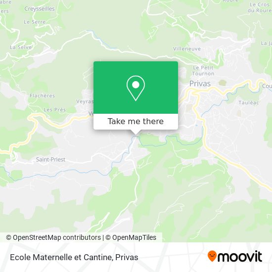 Ecole Maternelle et Cantine map