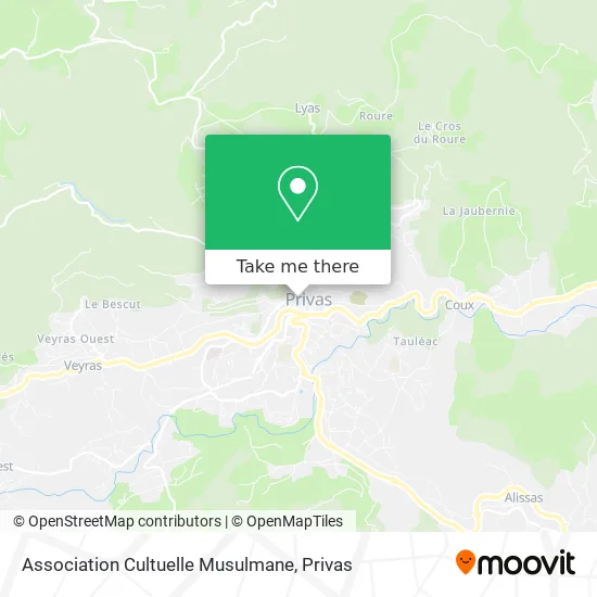 Association Cultuelle Musulmane map