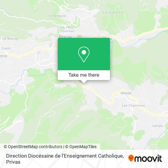 Direction Diocésaine de l'Enseignement Catholique map