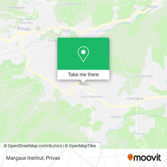Margaux Institut map