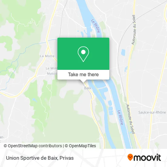 Union Sportive de Baix map