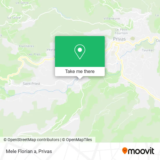 Mele Florian a map