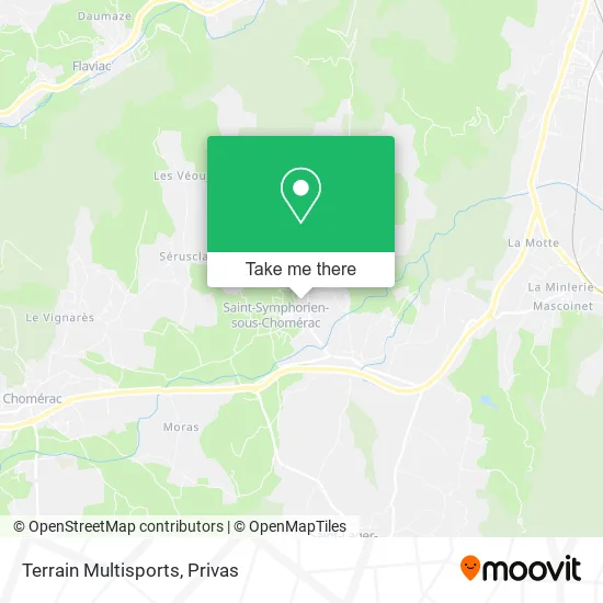 Terrain Multisports map