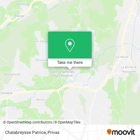 Chalabreysse Patrice map