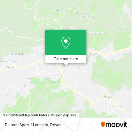Mapa Plateau Sportif Lancelot
