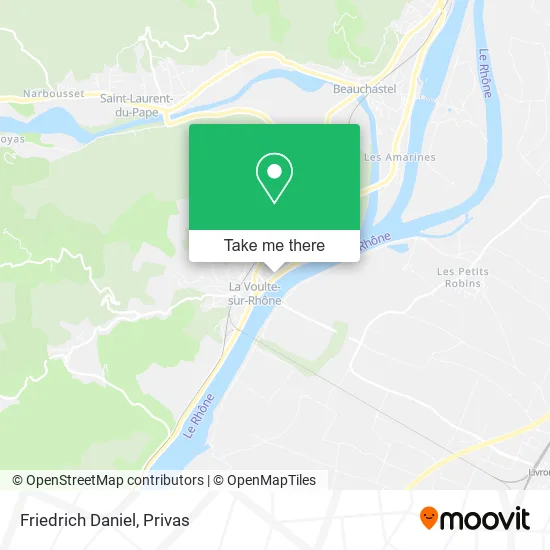 Friedrich Daniel map