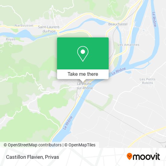 Castillon Flavien map