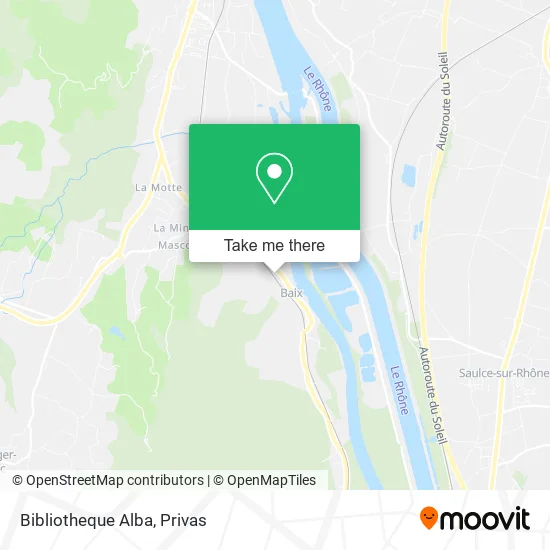 Bibliotheque Alba map