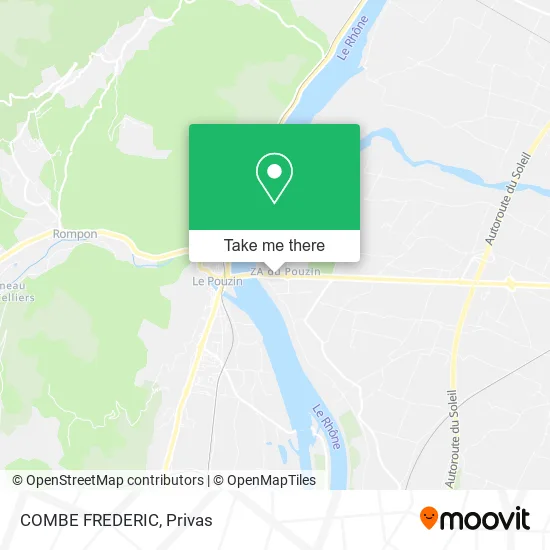 COMBE FREDERIC map