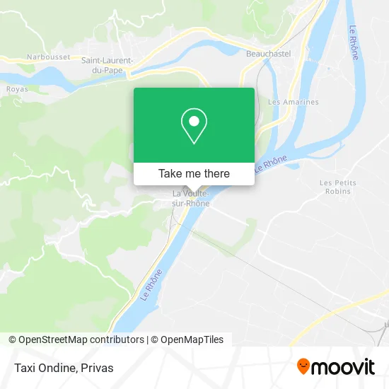 Taxi Ondine map