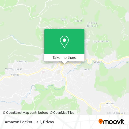 Amazon Locker-Halil map