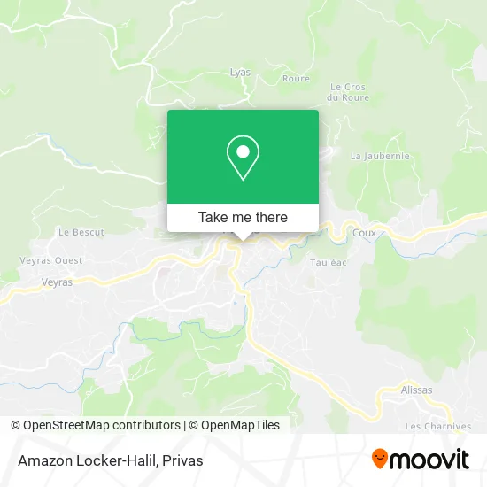 Mapa Amazon Locker-Halil
