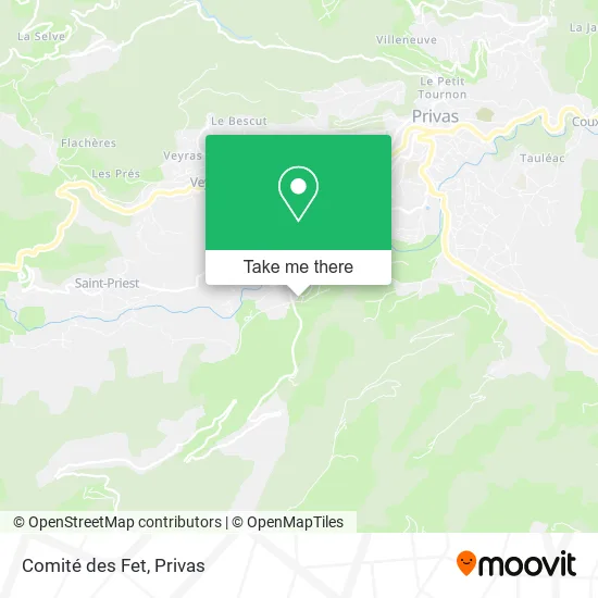 Comité des Fet map